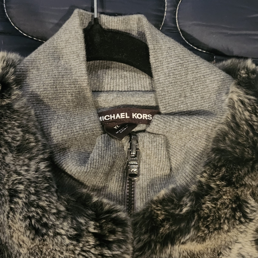 Authentic Michael Kors Rabbit Fur Vest - image 2